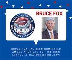 America's Top 100 High Stakes Litigators For 2019